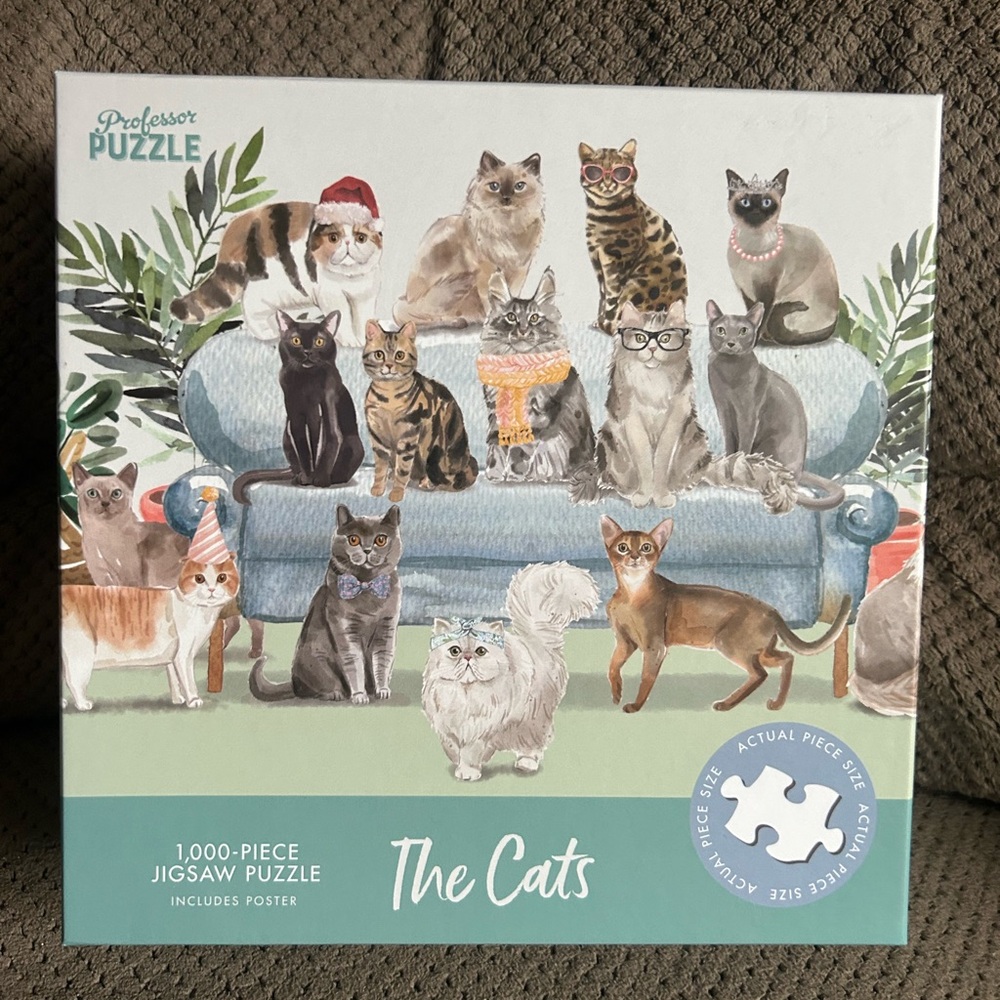 Professor Puzzle “The Cats” 1,000 Piece Jigsaw Puzzle
